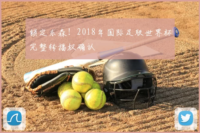 锁定东森!2018年国际足联世界杯完整转播权确认