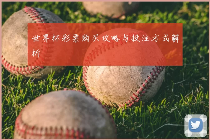 世界杯彩票购买攻略与投注方式解析