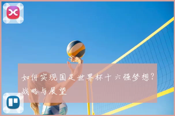 如何实现国足世界杯十六强梦想？战略与展望